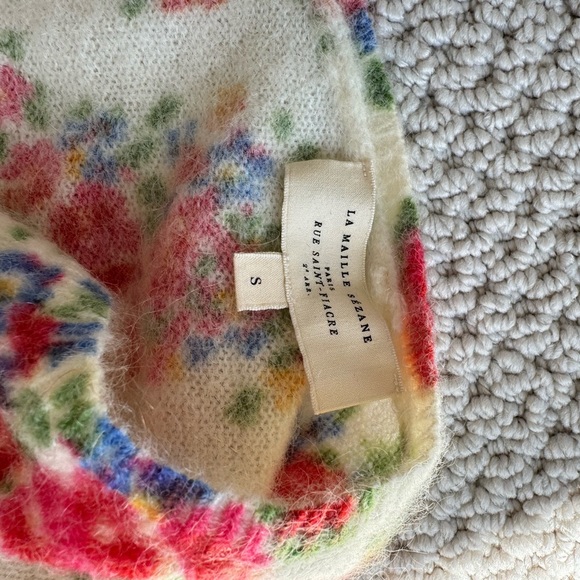 Sézane Juno Cardigan in Secret Garden print, size Small, EUC - Picture 4 of 5